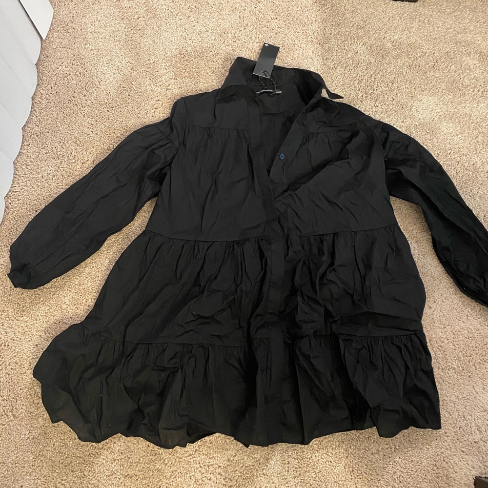 Brand new ASOS black shirt dress